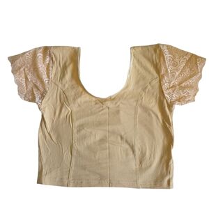 3 For 15 Elegant Cream Puff Sleeve Top